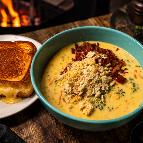 Loaded Broccoli Cheddar Soup