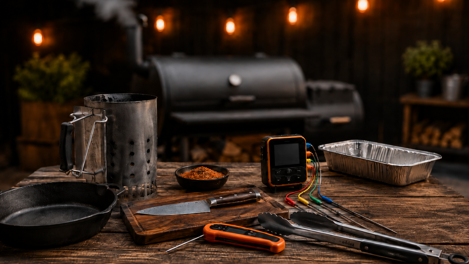 Practical backyard BBQ tools and cooking equipment