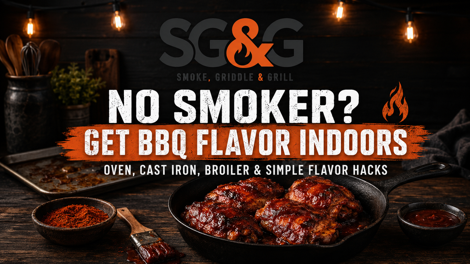 BBQ flavor indoors