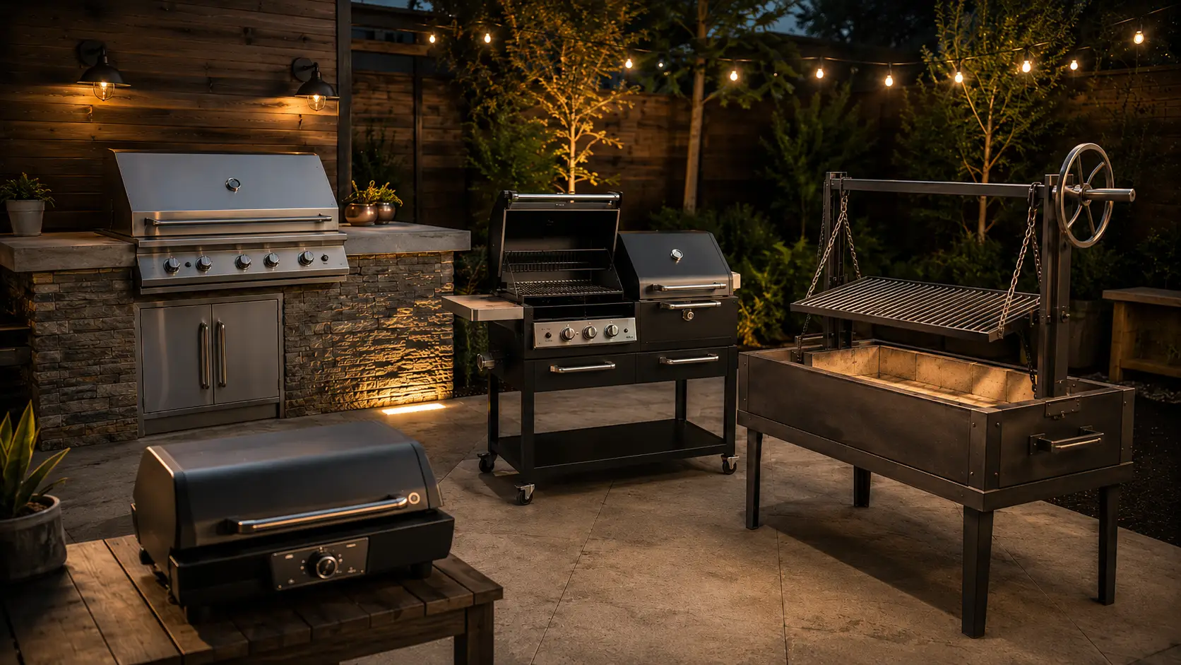 Alternative backyard grill options